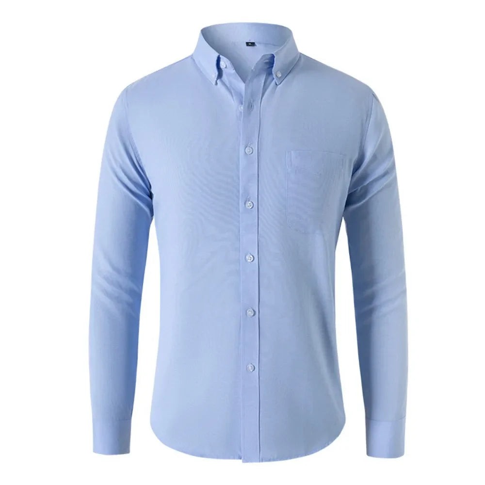 Men's elegant oxford shirt, view 4