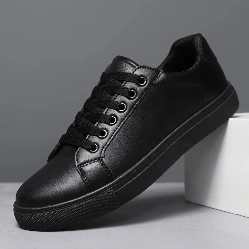 Paolo men's elegant leather sneakers, additional view