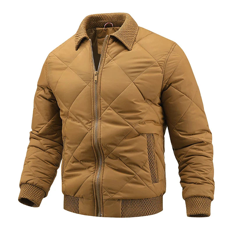 Men's quilted bomber jacket, additional view