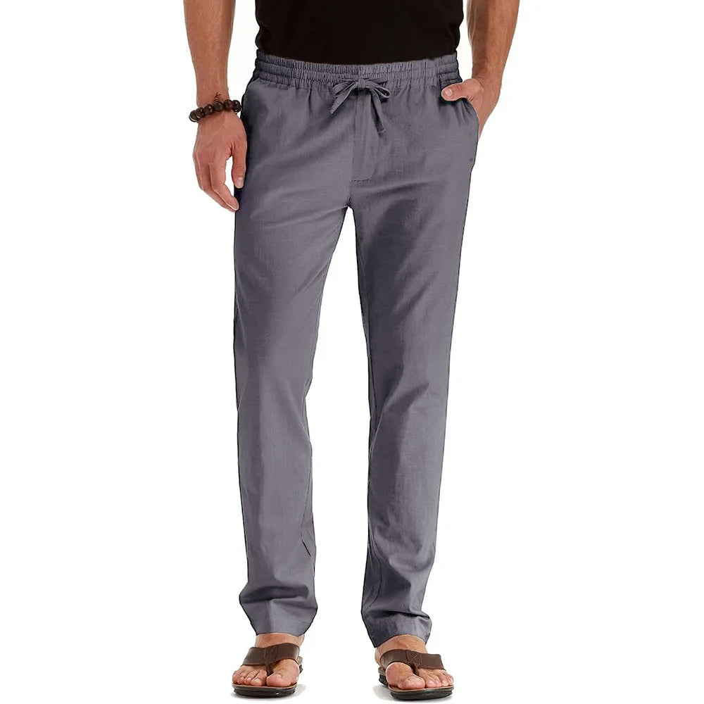 Men's cotton linen pants – Avinos Milano