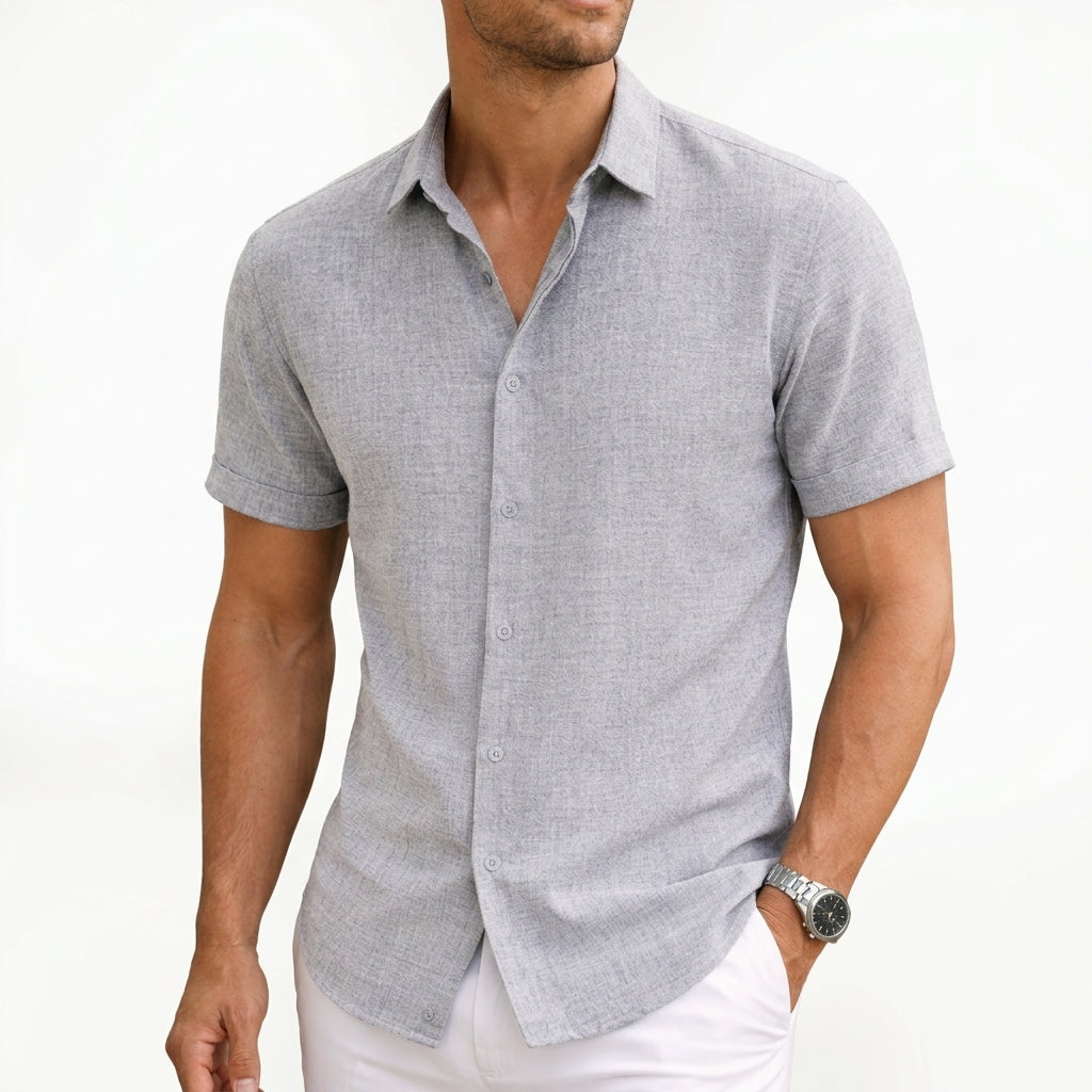 Salvatore men's elegant cotton shirt, additional view