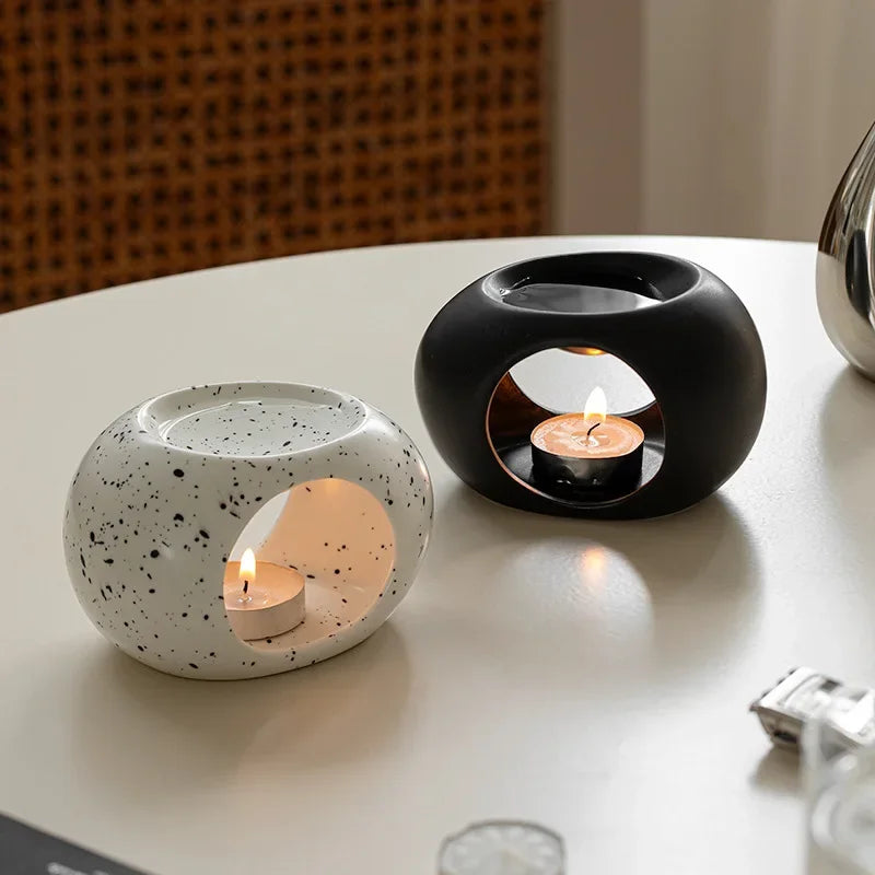 Essenza speckled and black burners