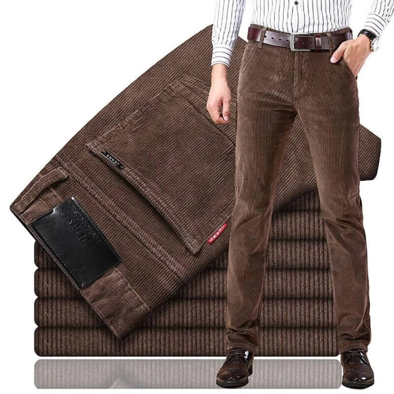 Luca men's elegant corduroy pants, alternate view