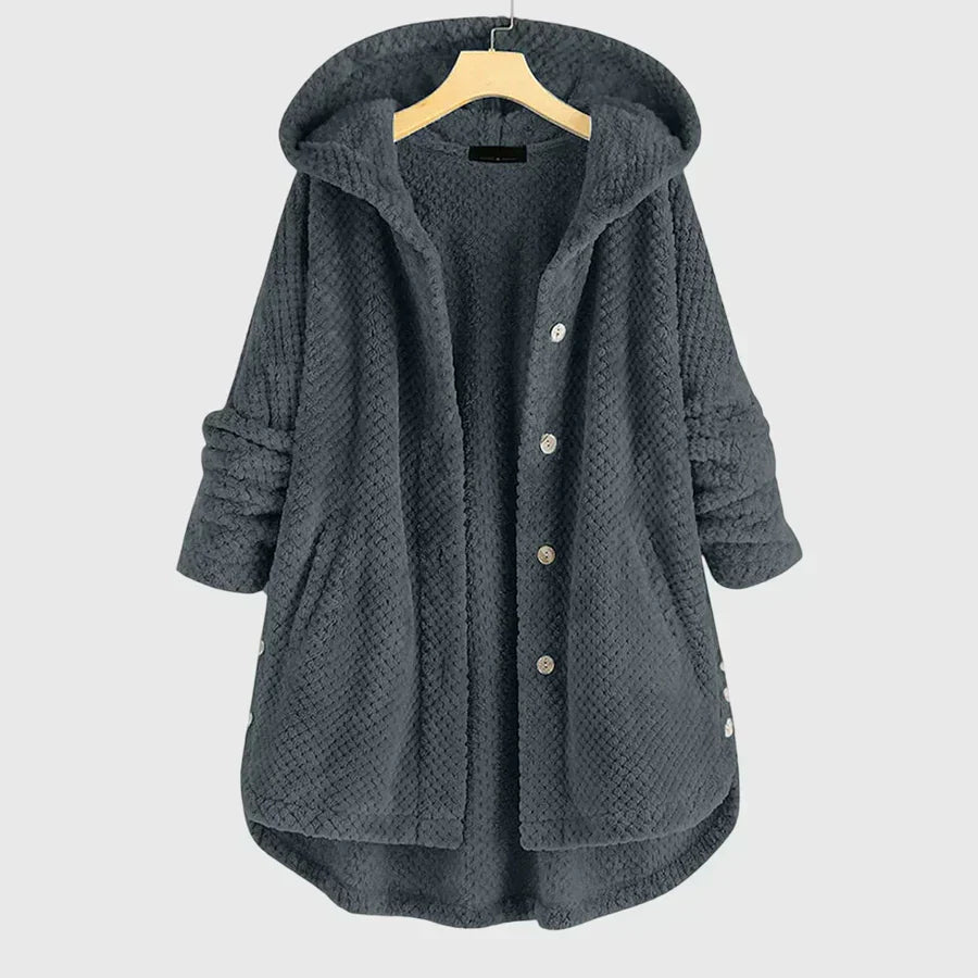 Franca Fleece Jacket with Hood – women's jackets, view 2