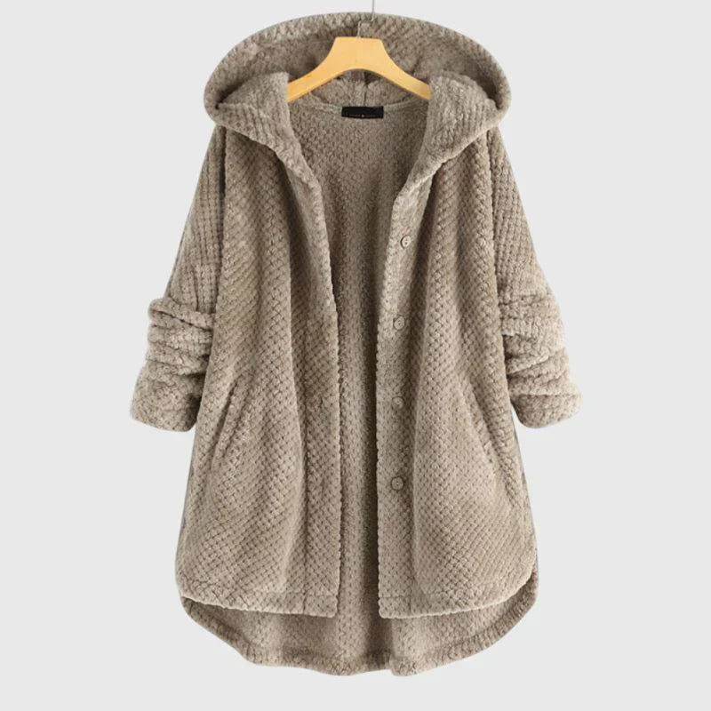 Franca Fleece Jacket with Hood – women's jackets, view 4