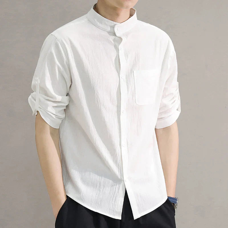 Gabriele men's elegant summer shirt, view 4