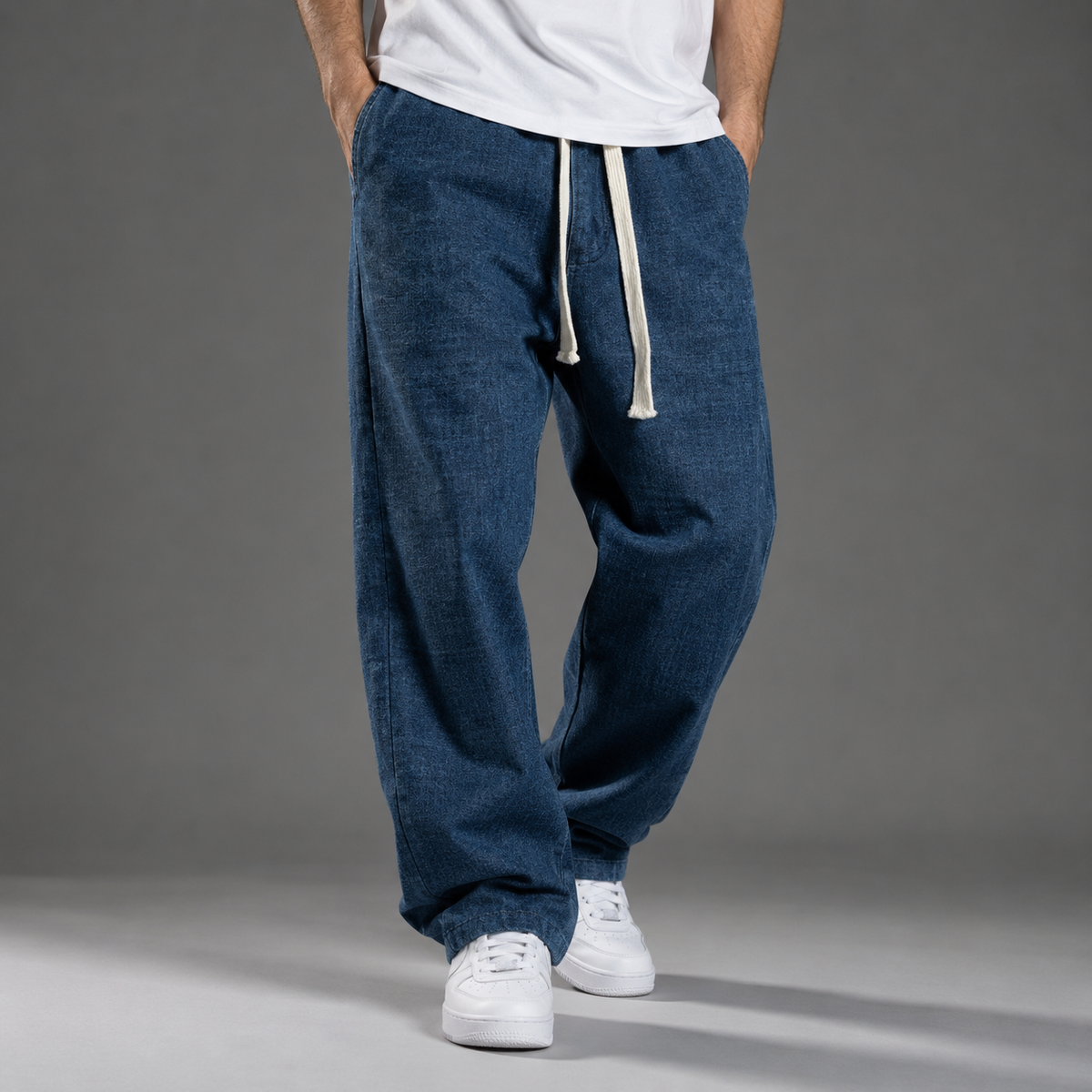 Men's Positano relaxed-fit linen pants — view 3