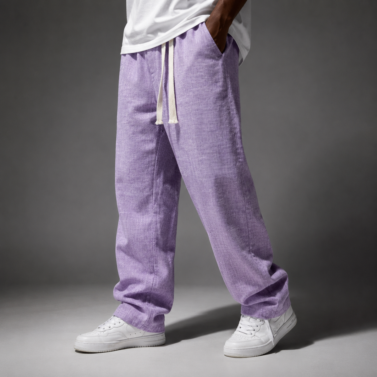 Men's Positano relaxed-fit linen pants — view 4