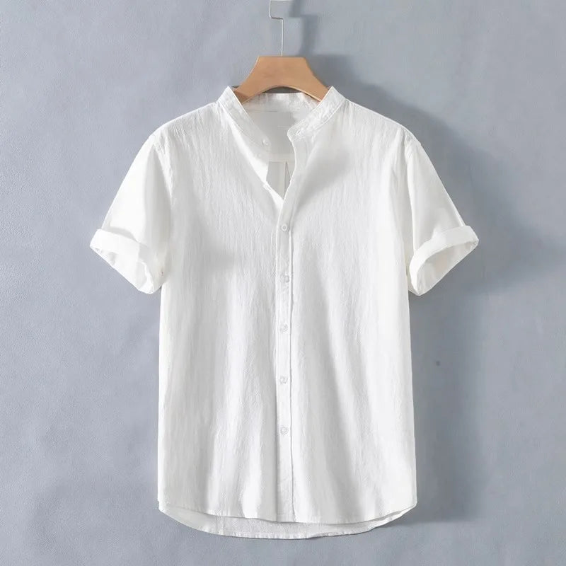 Diego men's breathable cotton shirt, alternate view