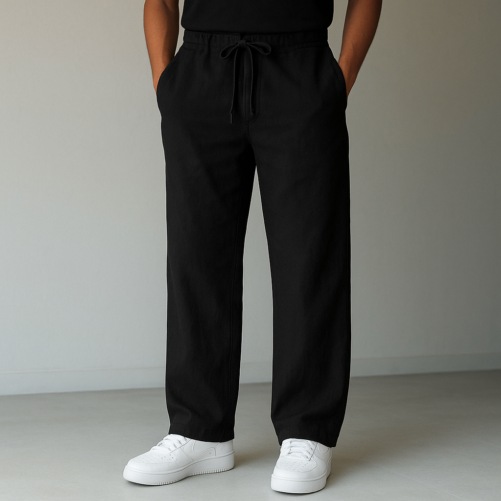 Tommaso men's linen pants, alternate view