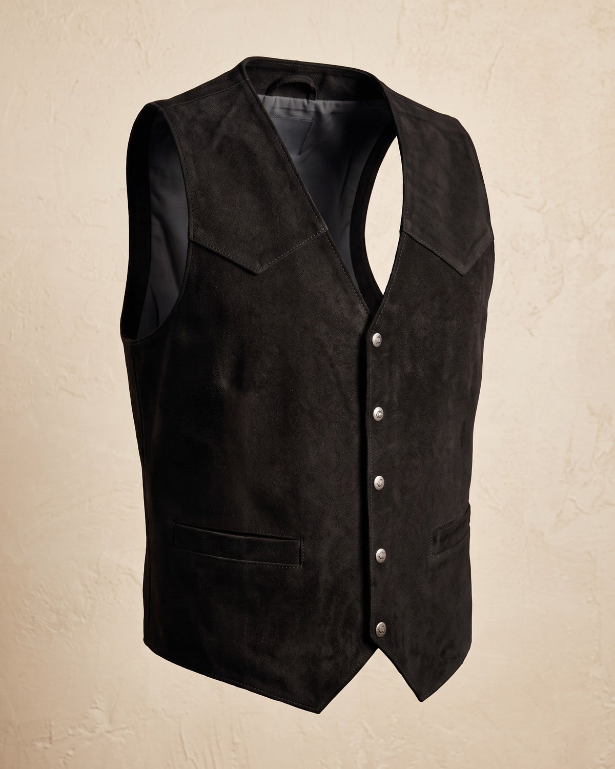 Men's Gianluca Western suede vest — view 3