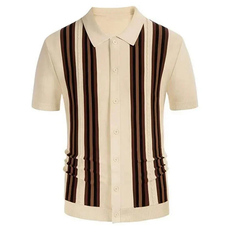 Men's knitted shirt, alternate view