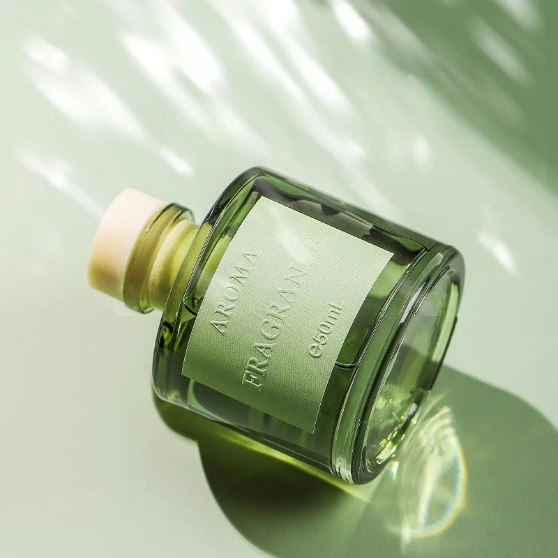 Giardino green glass bottle