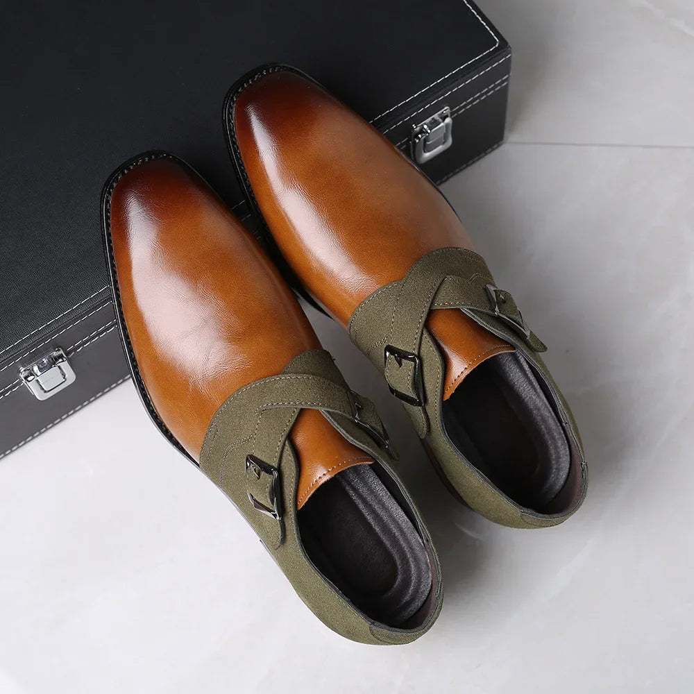 Marcello men's suede dress shoes, additional view