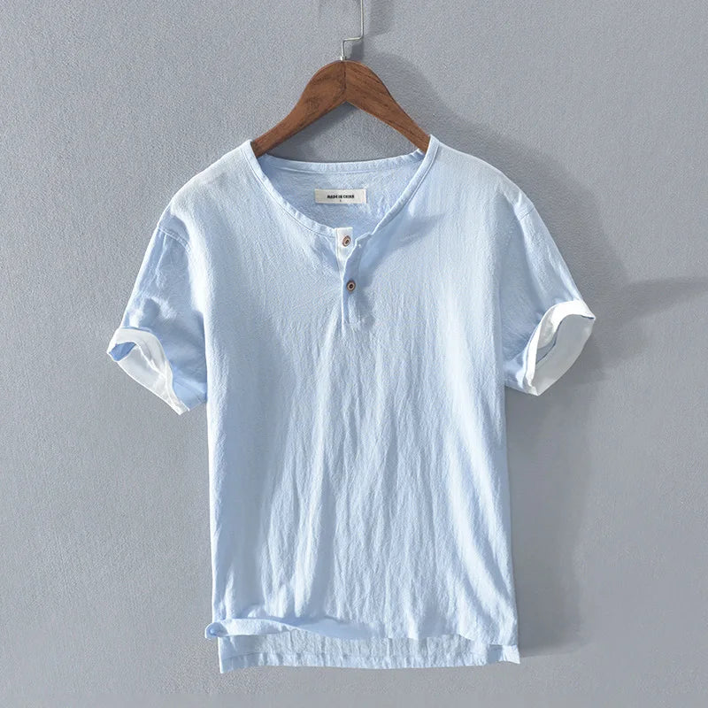Men's elegant cotton shirt, alternate view
