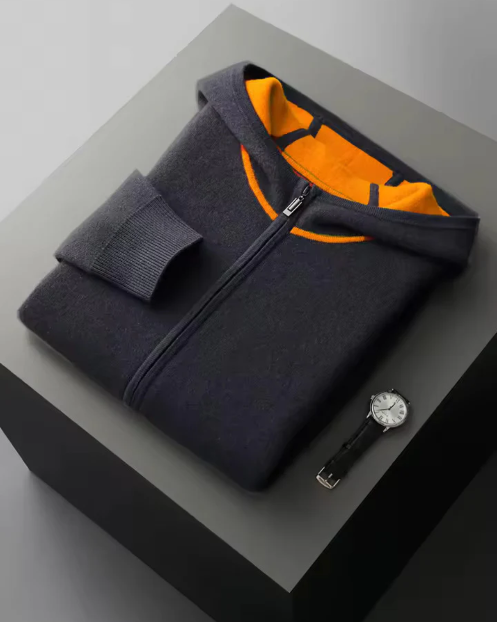 Elba men's cashmere tracksuit, view 7