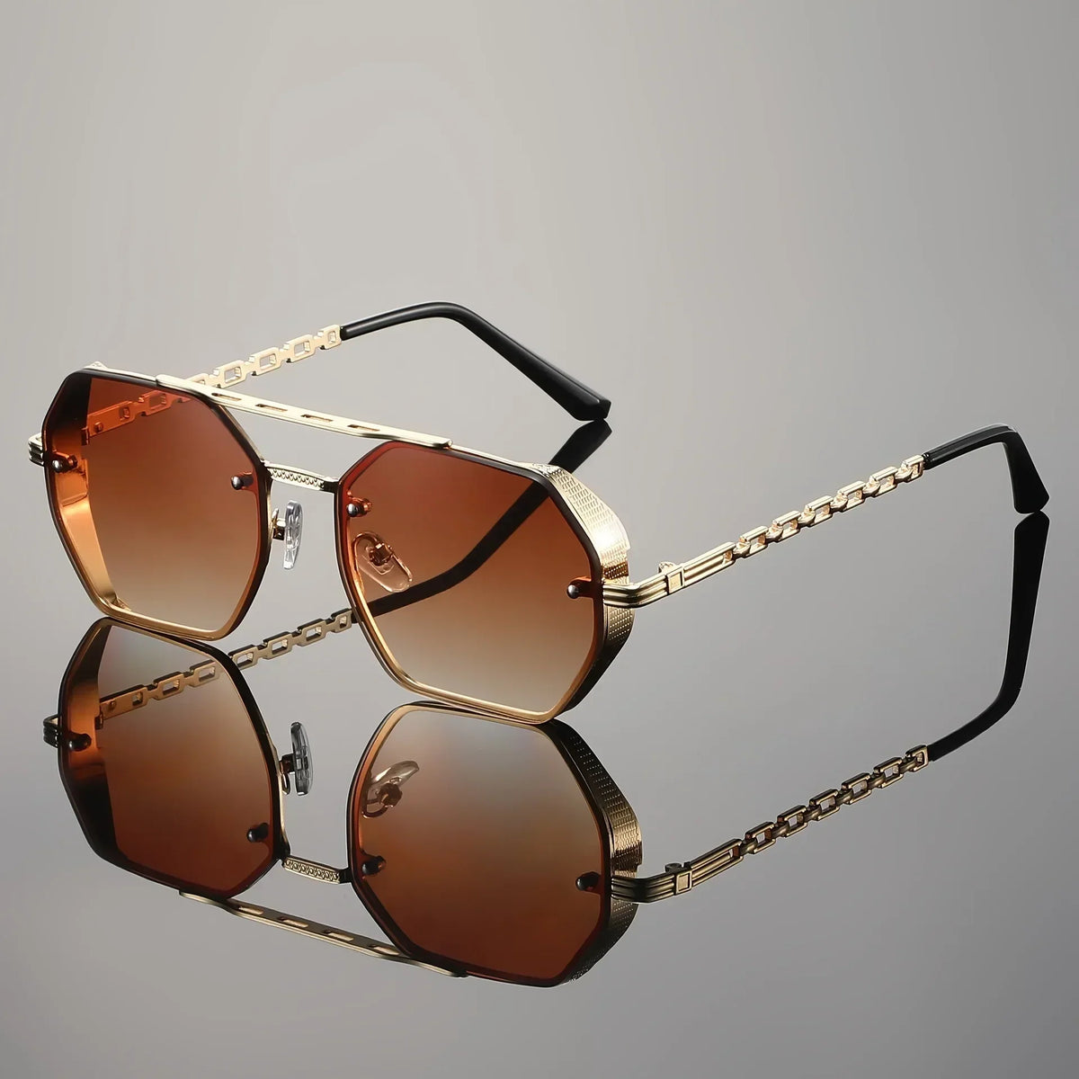 Midnight Black Sunglasses, view 5