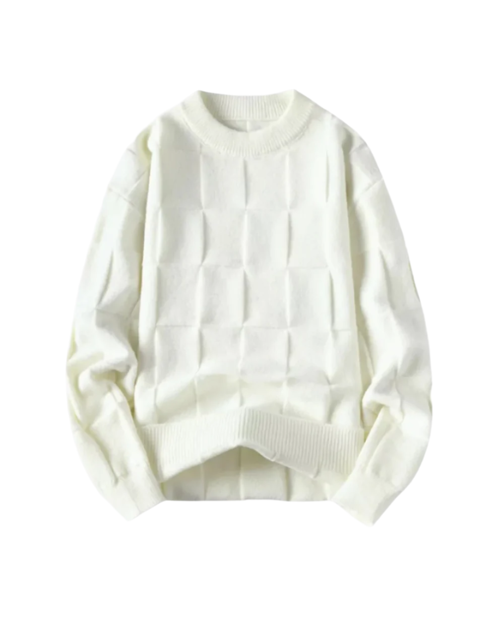 Men's knit sweater, alternate view