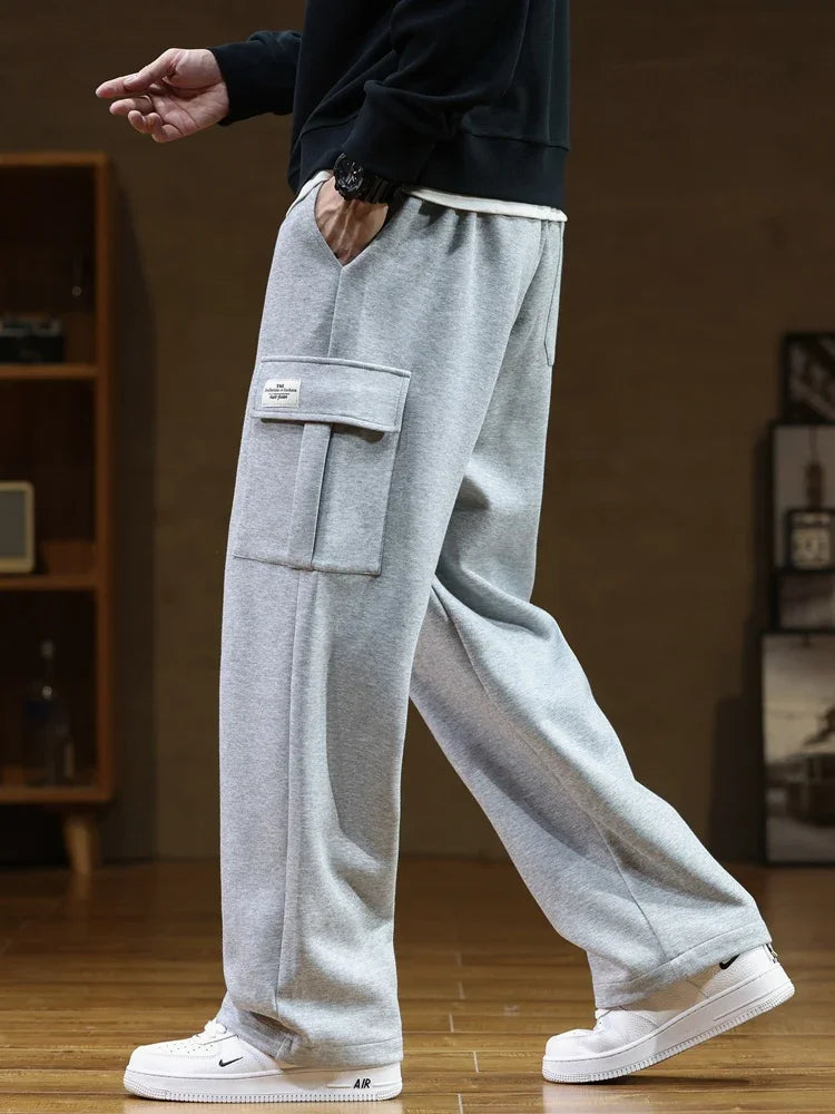 Sweatpants men's elegant pants, alternate view