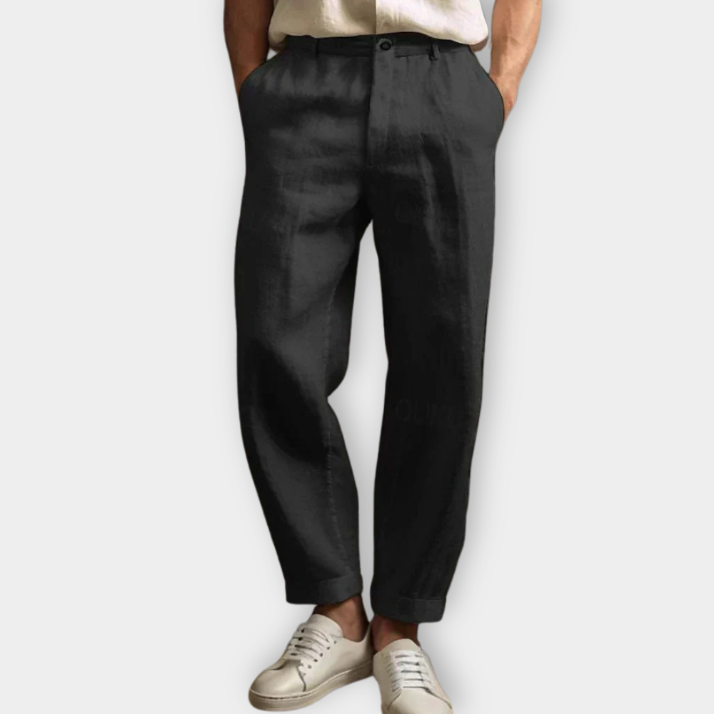 Matteo men's linen pants, additional view