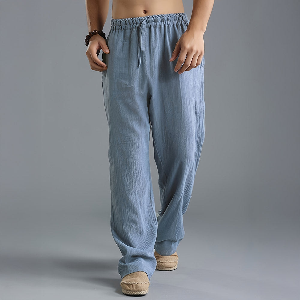 Diego men's breathable linen pants, alternate view