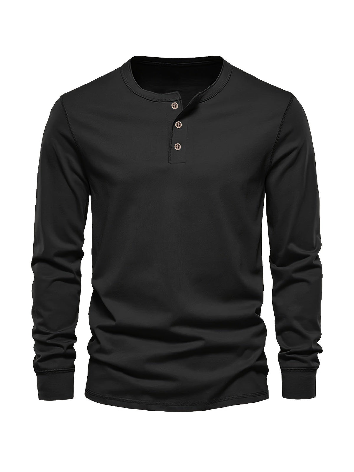 Henley men's shirt, alternate view