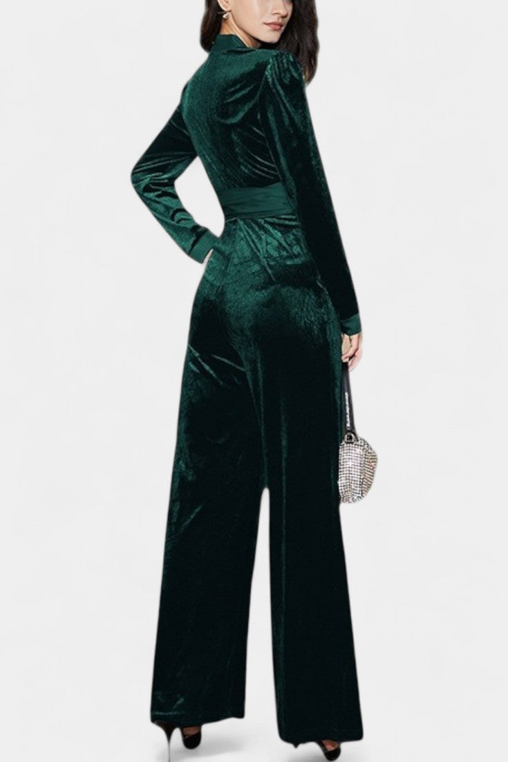 Henrietta Chic High Waisted Wide Leg Jumpsuit – women's jumpsuits, view 3