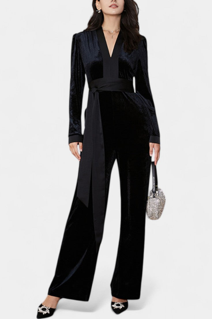 Henrietta Chic High Waisted Wide Leg Jumpsuit – women's jumpsuits, view 4