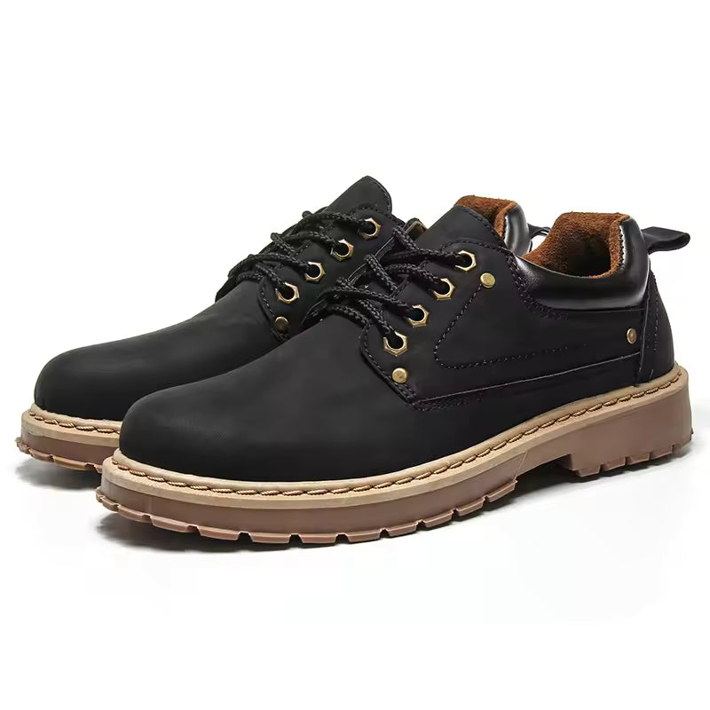 Hugo Leather Hiking Boots – men's shoes, view 3