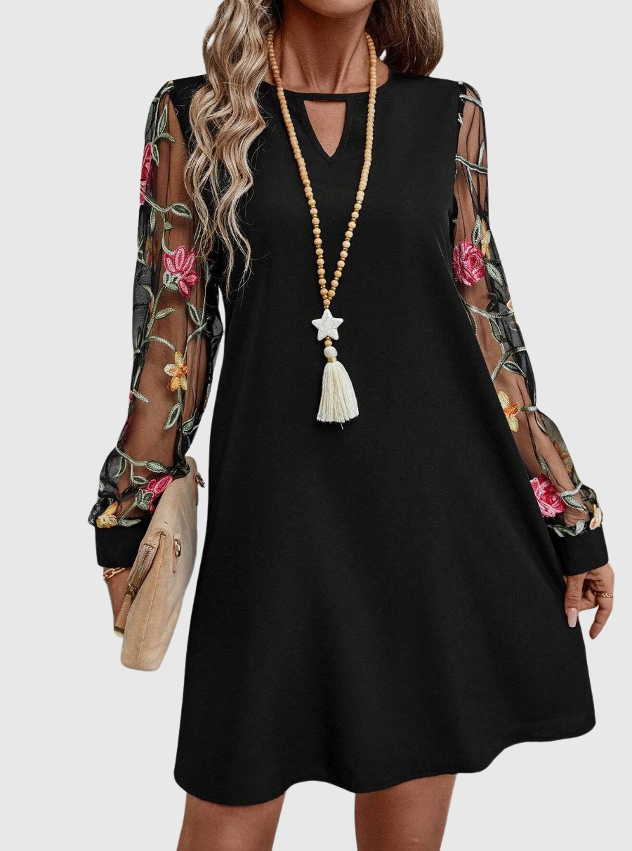Jaia women's elegant v-neck dress – Avinos Milano