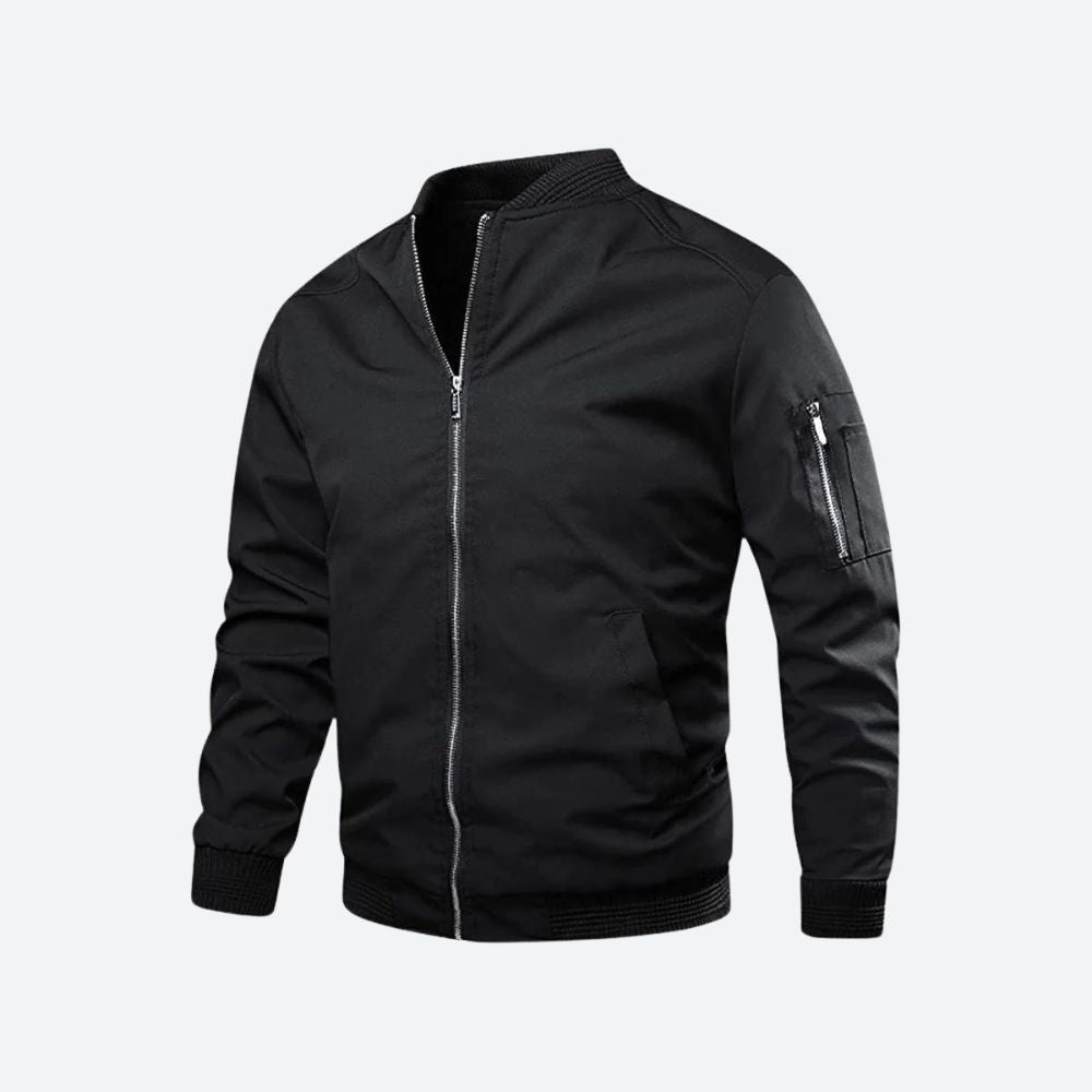 Giovanni men's elegant bomber jacket, additional view