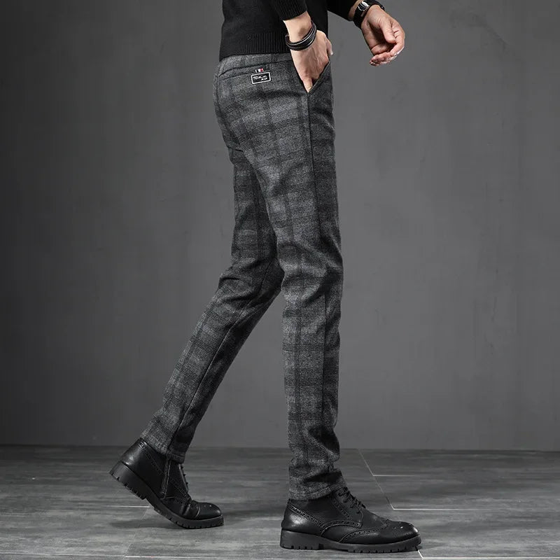Men's plaid pants, view 4