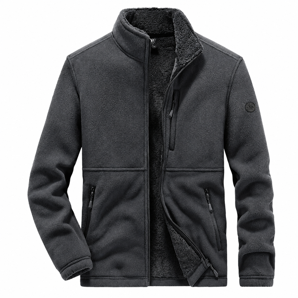 Men's fleece jacket, view 4