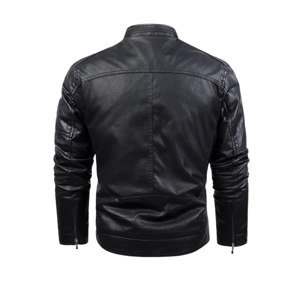 Vittorio men's retro fleece jacket, alternate view