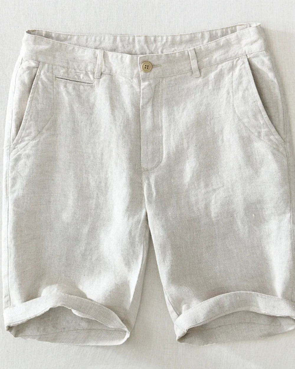 Lisbo men's linen shorts, alternate view