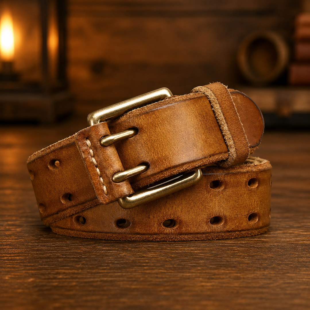 Lorenzo Classic Casual Belt in Brown