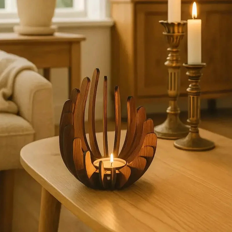 Loto holder on a side table