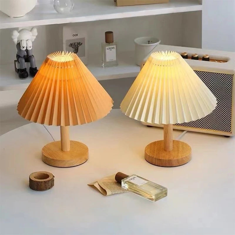 Lucciola lamp in an orange room