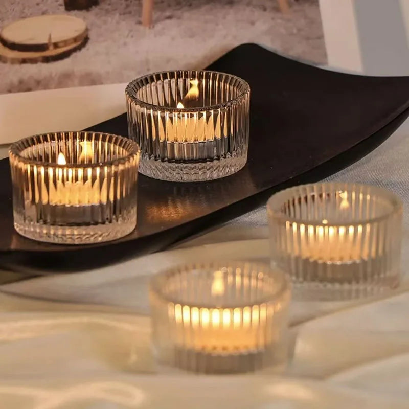 Three Lumino tealight holders
