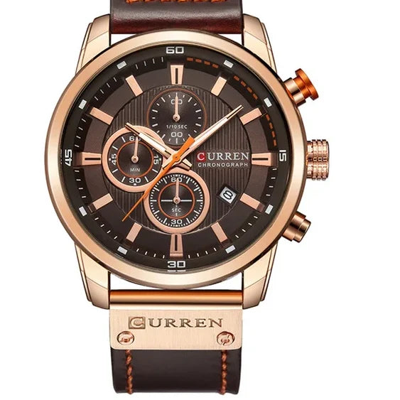 Maestro watch Rose Gold / Coffee