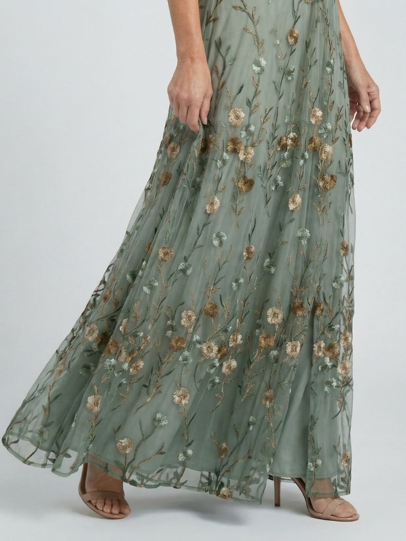 Mara Halter Bloom Flow Maxi Dress, view 3
