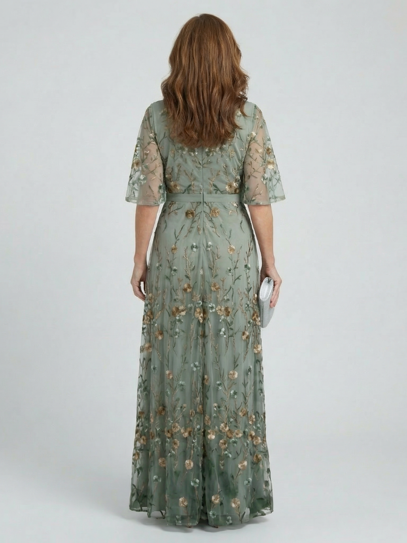 Mara Halter Bloom Flow Maxi Dress, view 4