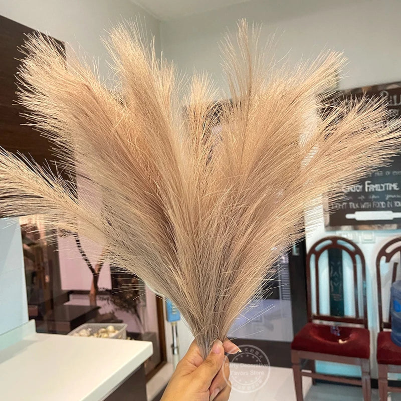 Maremma pampas styled in a room