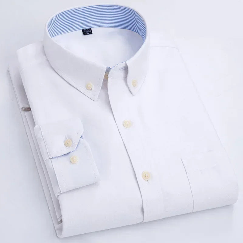 Men's cotton shirt, alternate view