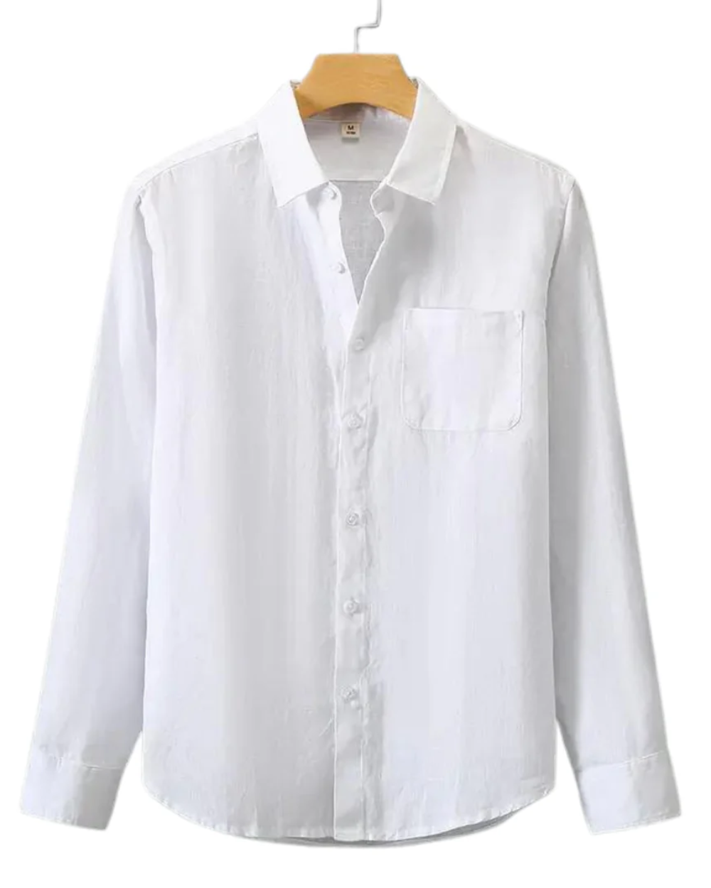 Miami men's linen shirt, alternate view