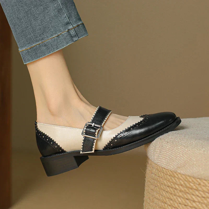 Miana women's leather flats, alternate view