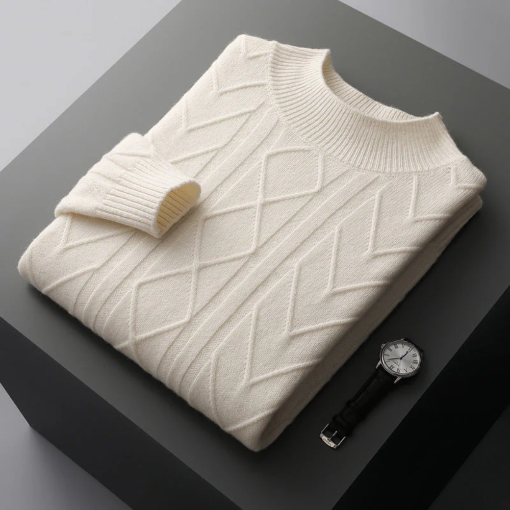 Mizar men's cashmere sweater, view 4