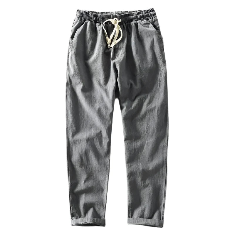 Stefano men's linen pants, alternate view