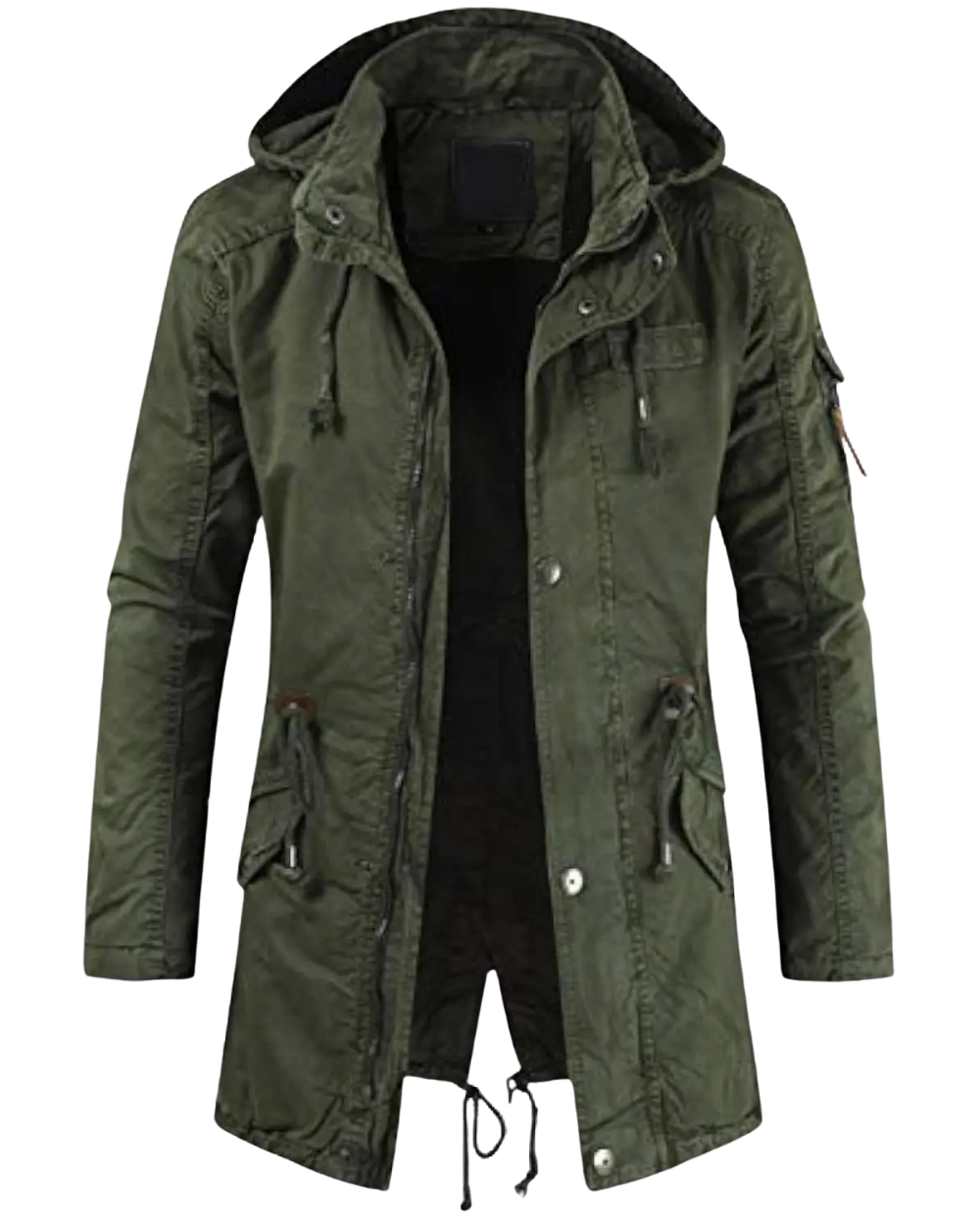 Parka men's cargo jacket, view 4