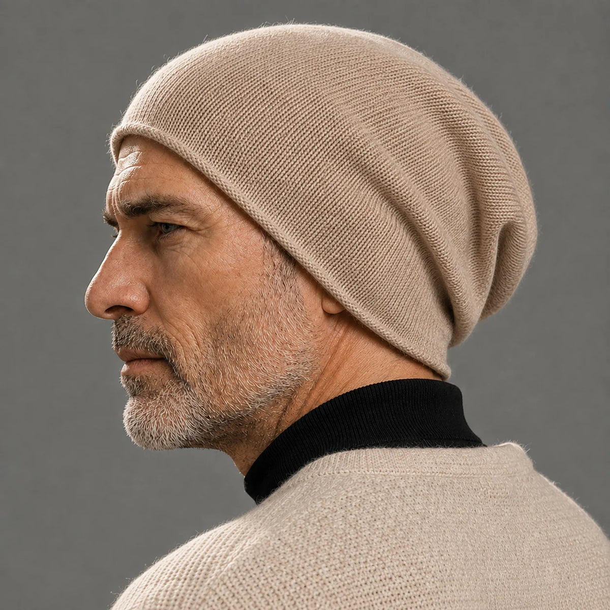 Nico Soft-Knit Winter Beanie in Brown